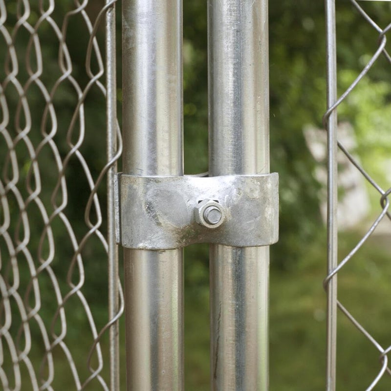 Dailydanny 10 Set Chain Link Fence Panel Clamps 1-3/8"" Dog Kennel Panel Clamp for Round Pipe Panel Frame - Image 5